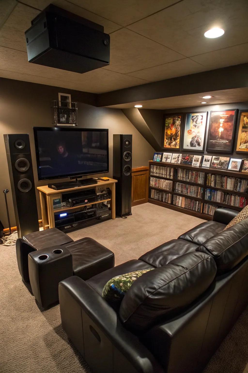Let your display dominate your amusement arrangement.