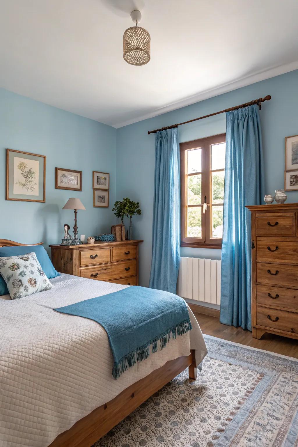 Harmonious colors infuse your bedroom with balance.