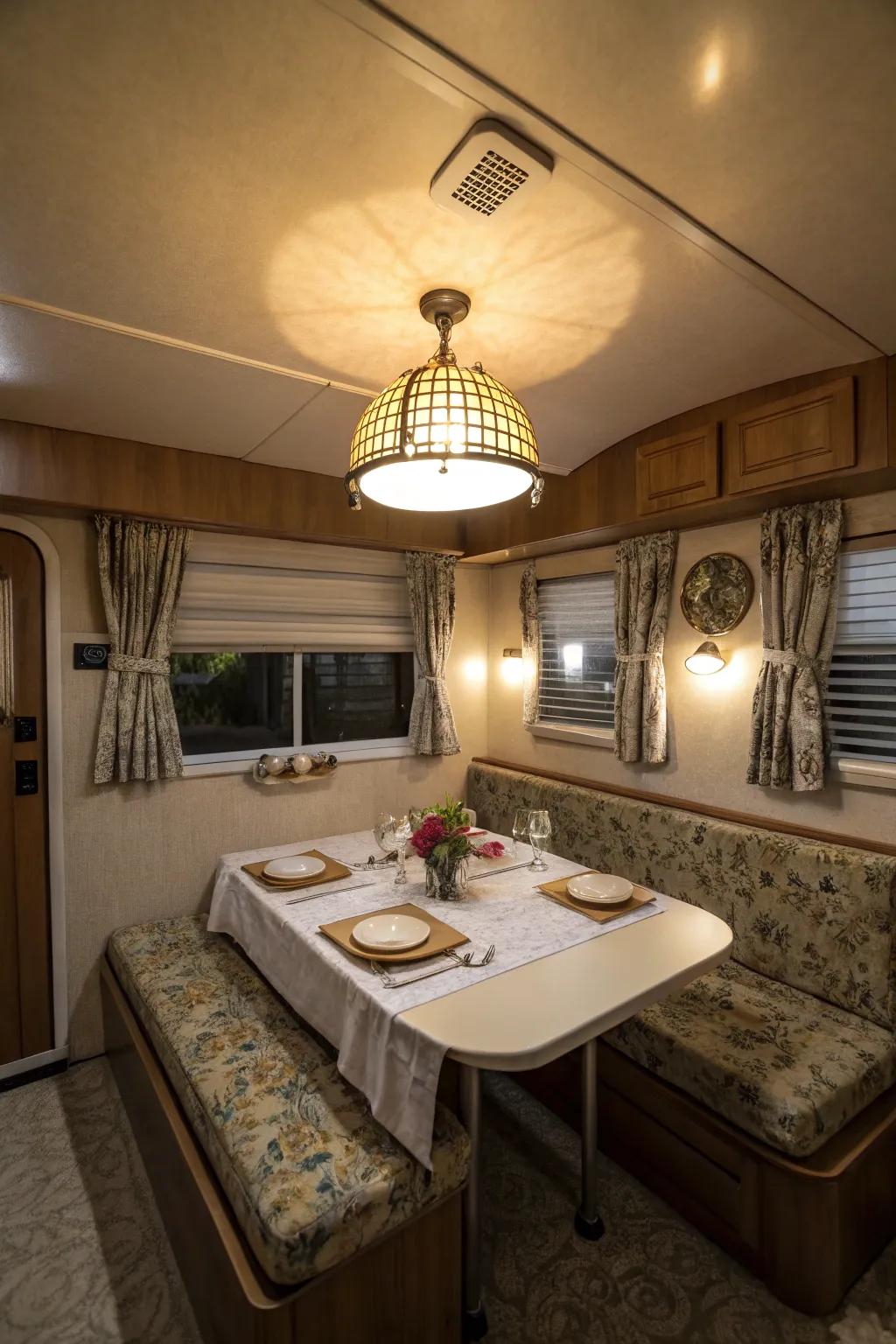The right lighting is absolutely essential for nailing that perfect dining room feel.