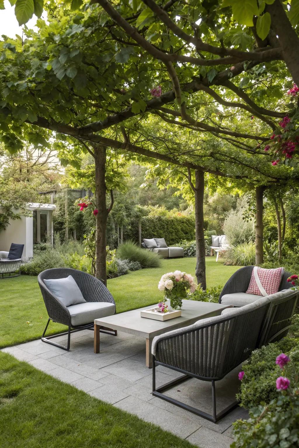 Fashionable furniture enhances the style and ease of your garden.