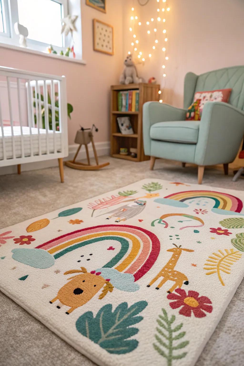 Fun designs introduce delight and energy to the nursery.