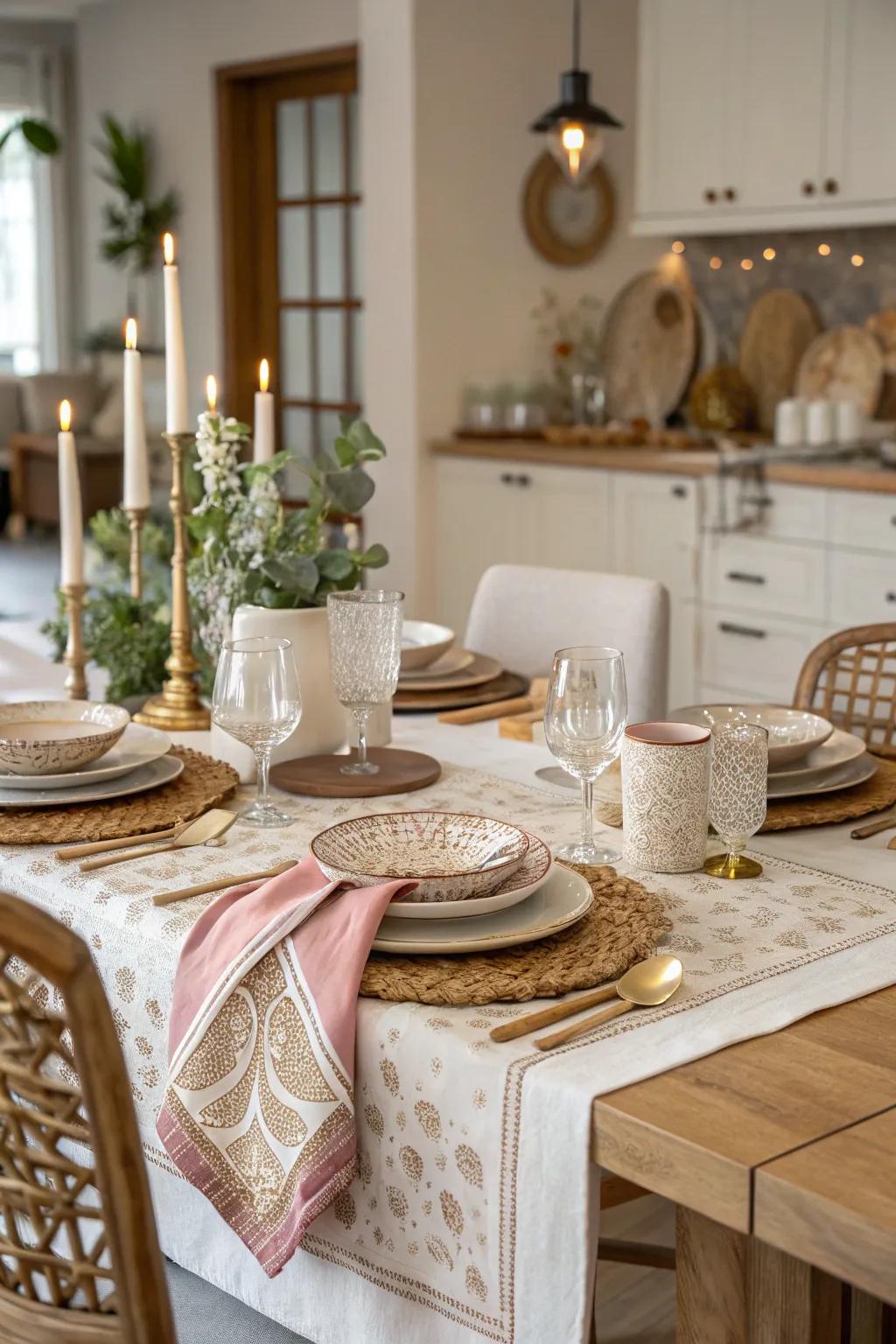 Elegant table arrangements elevating the sophistication of your celebration.
