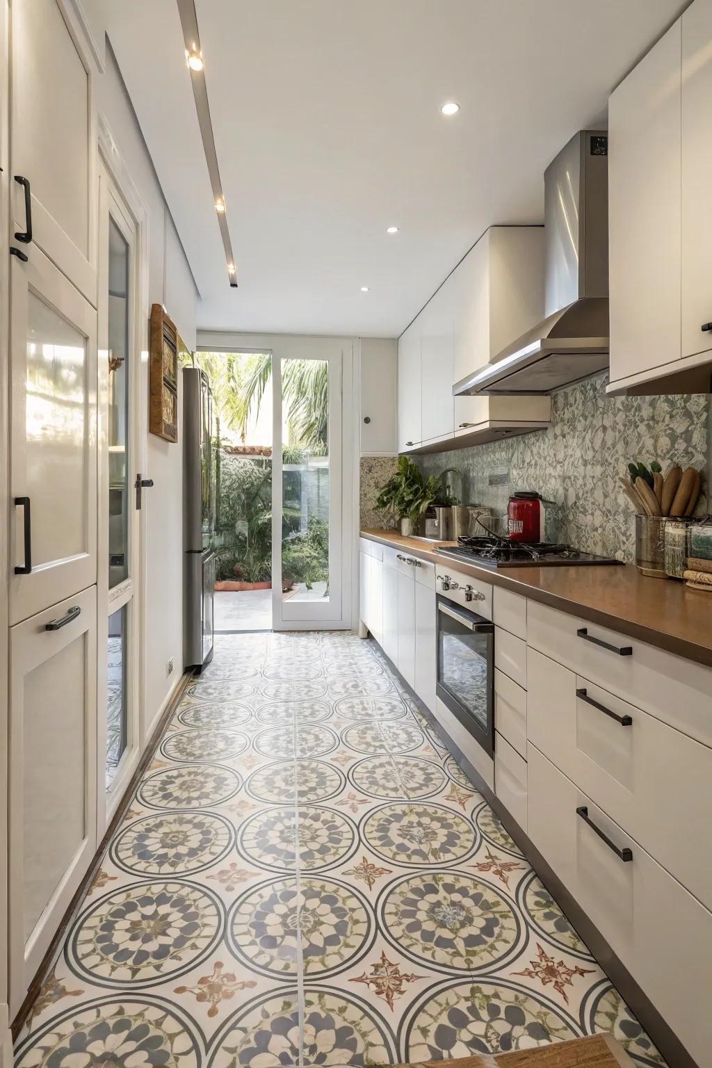 Stonework offers both toughness and aesthetic freedom in kitchens.