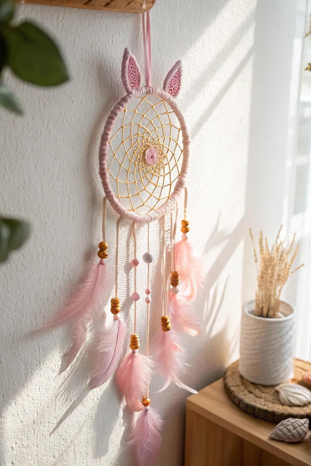 Seize reveries and fantasy via this captivating mythical steed dream guardian, a flawless fusion of sparse and bohemian allure.