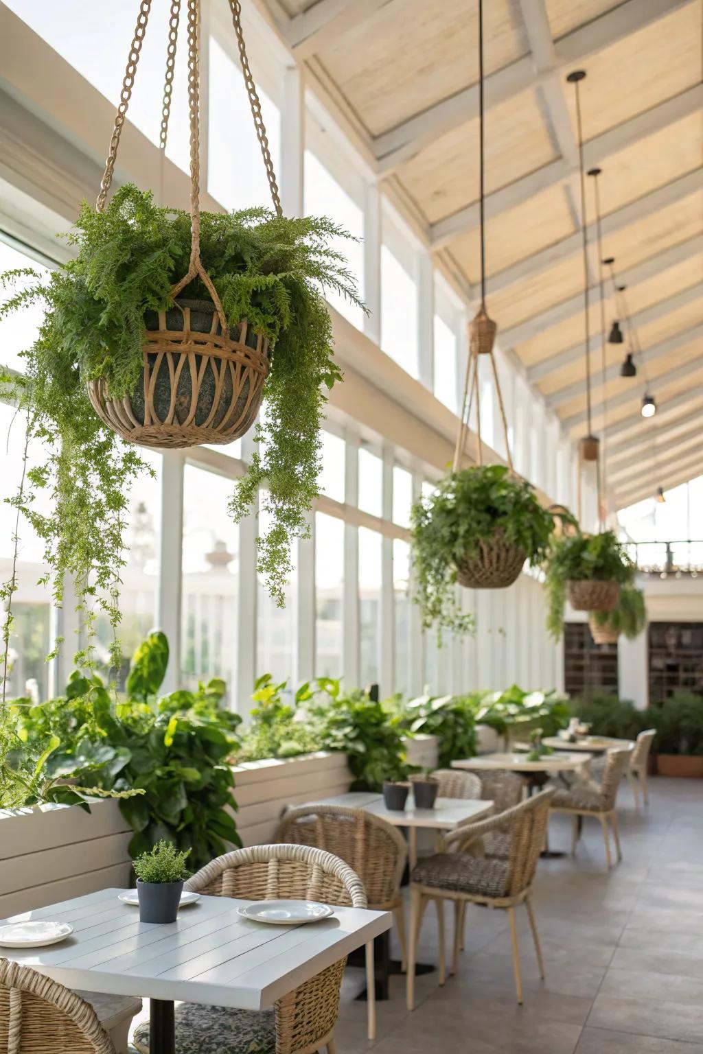 Uplift your plant aesthetic with singular suspended displays.