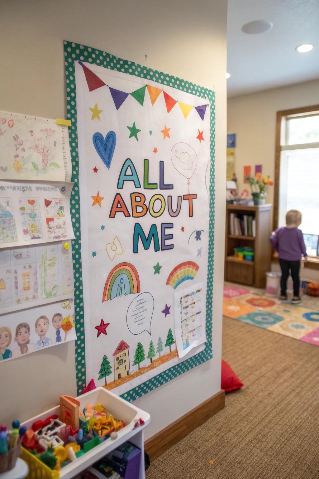 An 'All About Me' poster capturing a child's distinct character and interests.