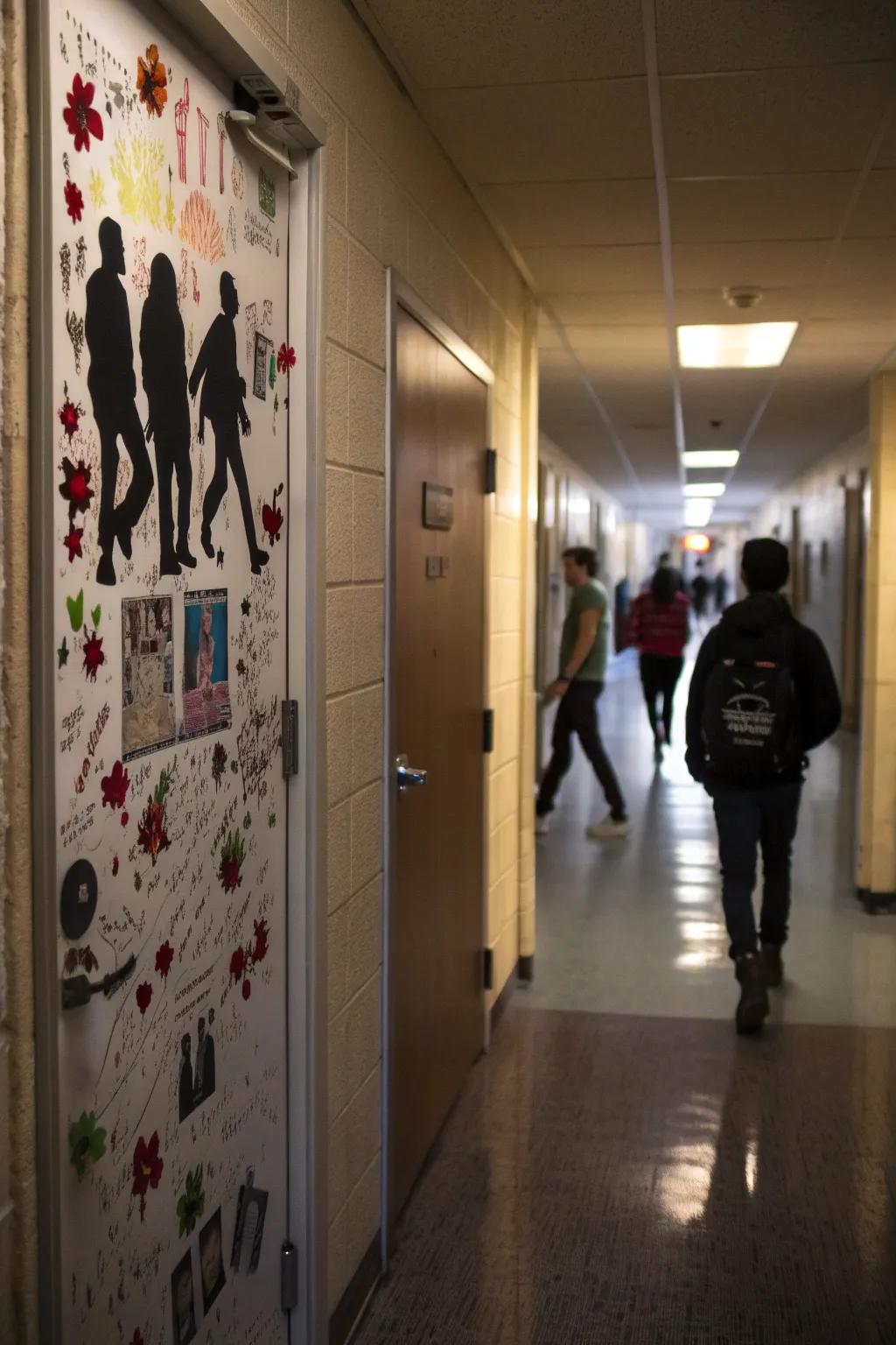 Bring favorite shows to life with pop culture-inspired door decor.