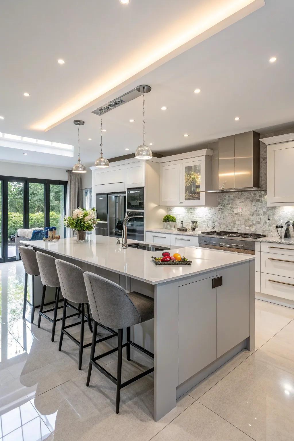 A kitchen island that&rsquo;s not just good-looking but super handy too.