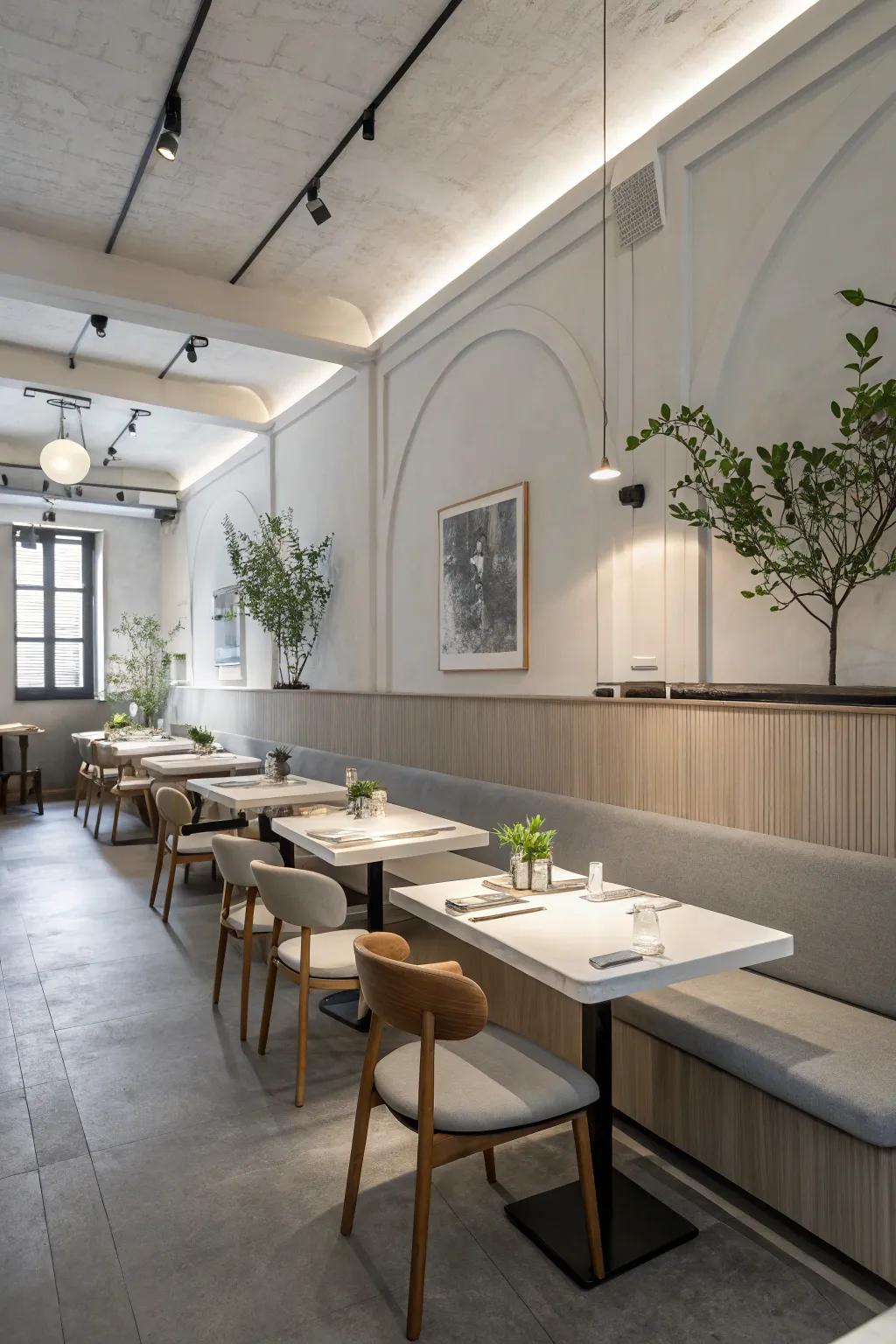 Modern minimalism introduces a hint of beauty.