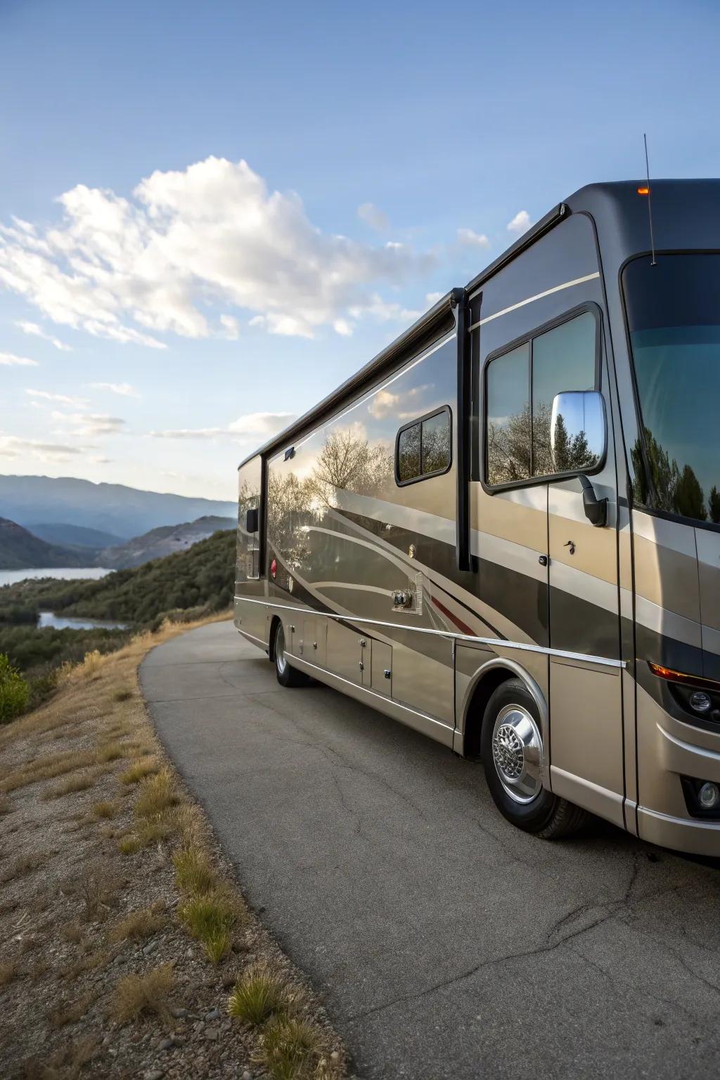 Fiberglass panels offer a sleek and modern upgrade to your RV.