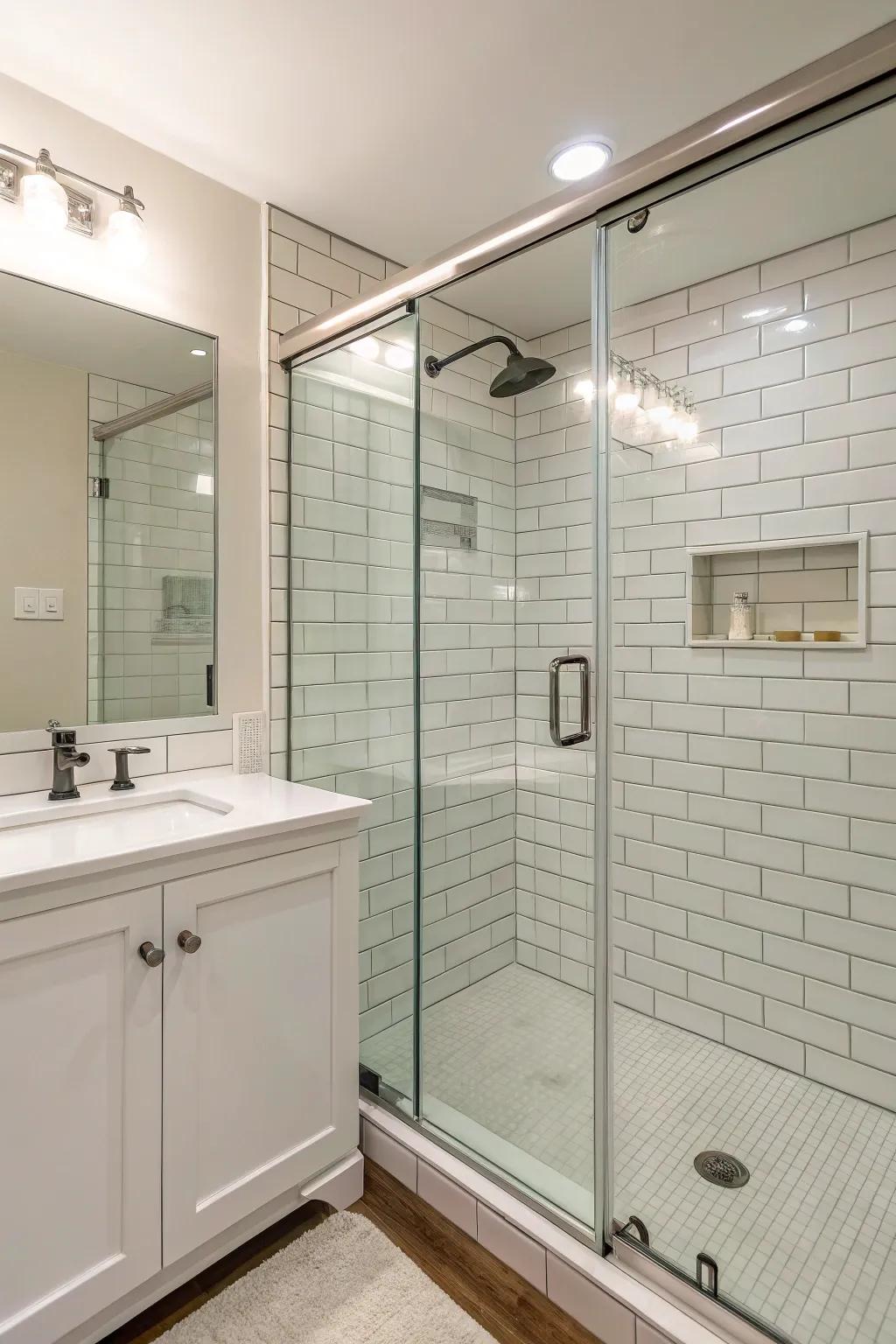 Sleek sophistication: the allure of frameless glass.