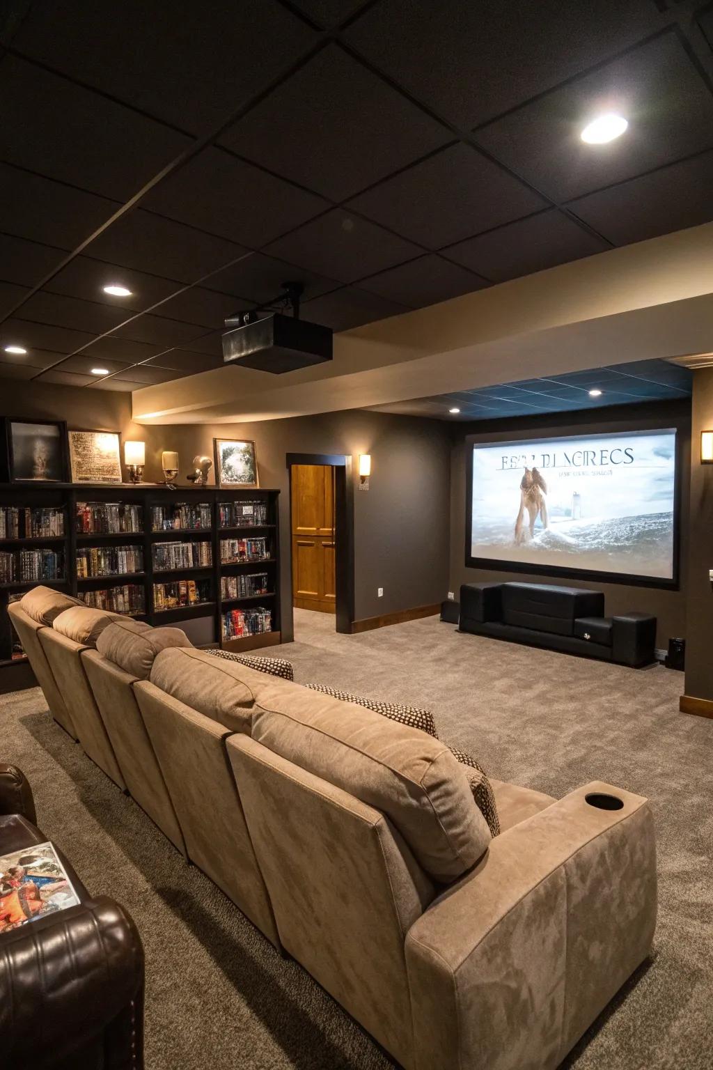 Delight in movie nights within your personal home cinema.