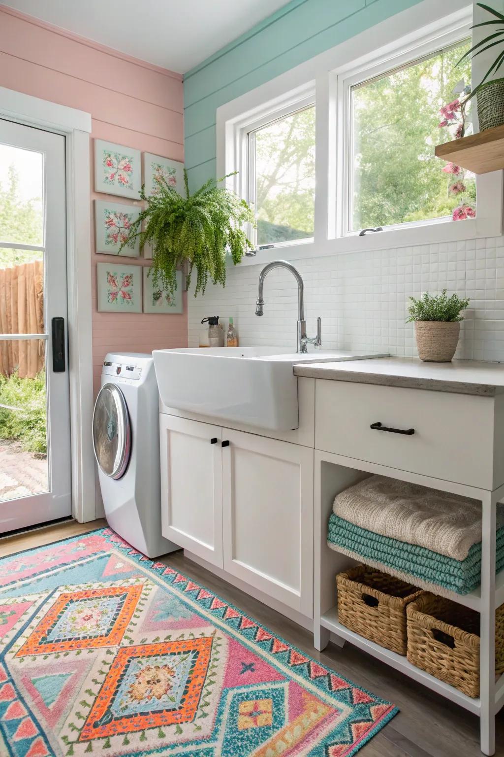 Transforming your utility sink into a hallmark of design.
