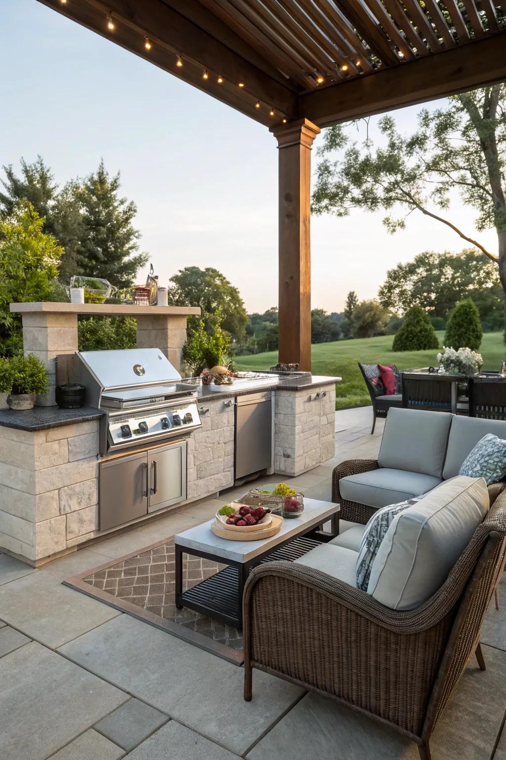 Multi-use spaces maximize functionality.