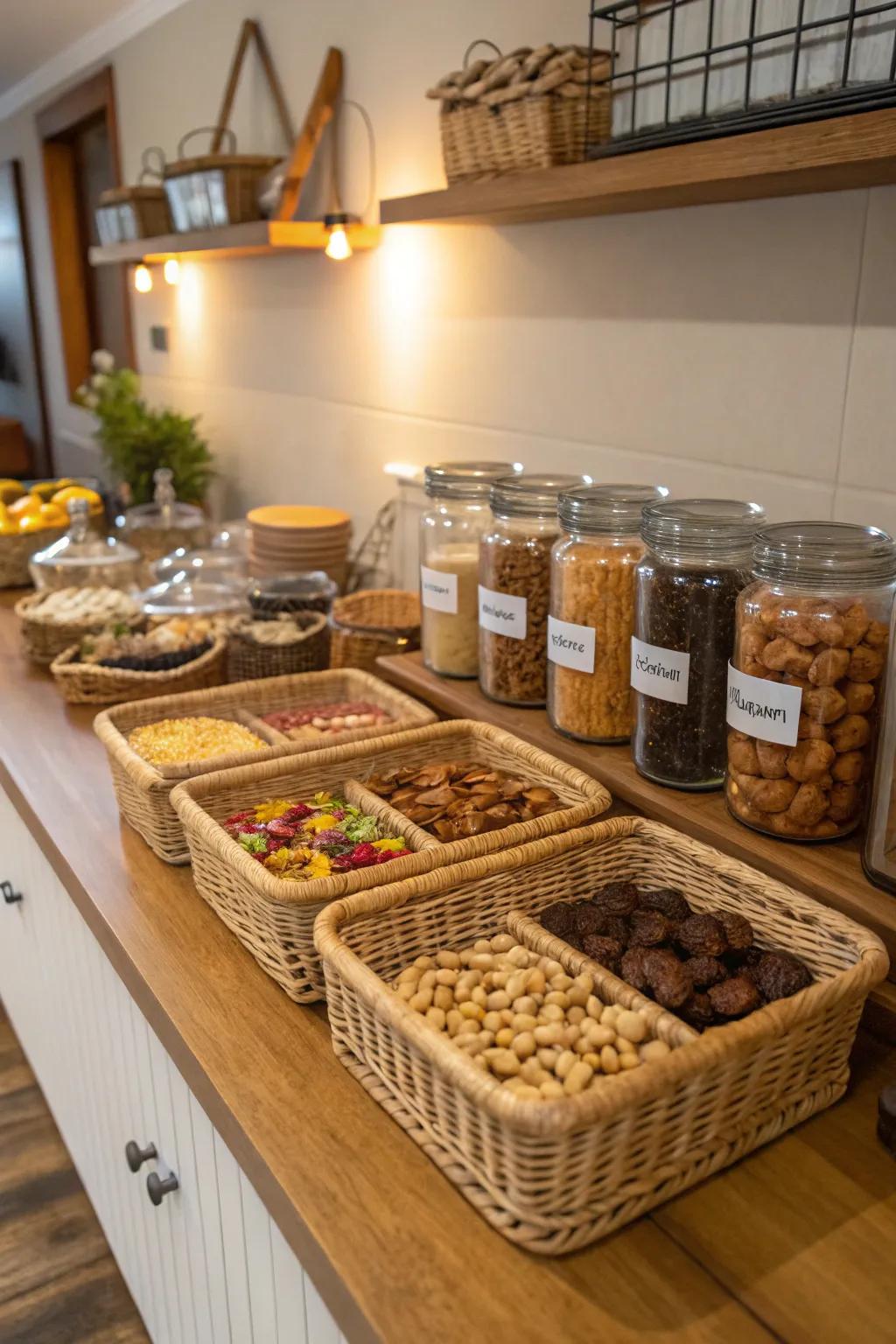 A snack central encourages everyone to enjoy a snack.