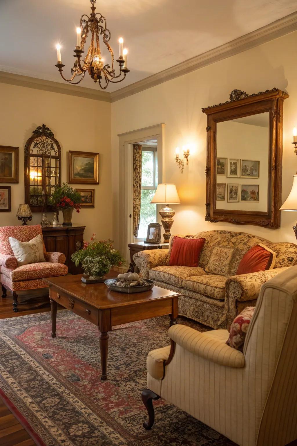 A Southern dwelling imbued with vintage charm and brimming with character.