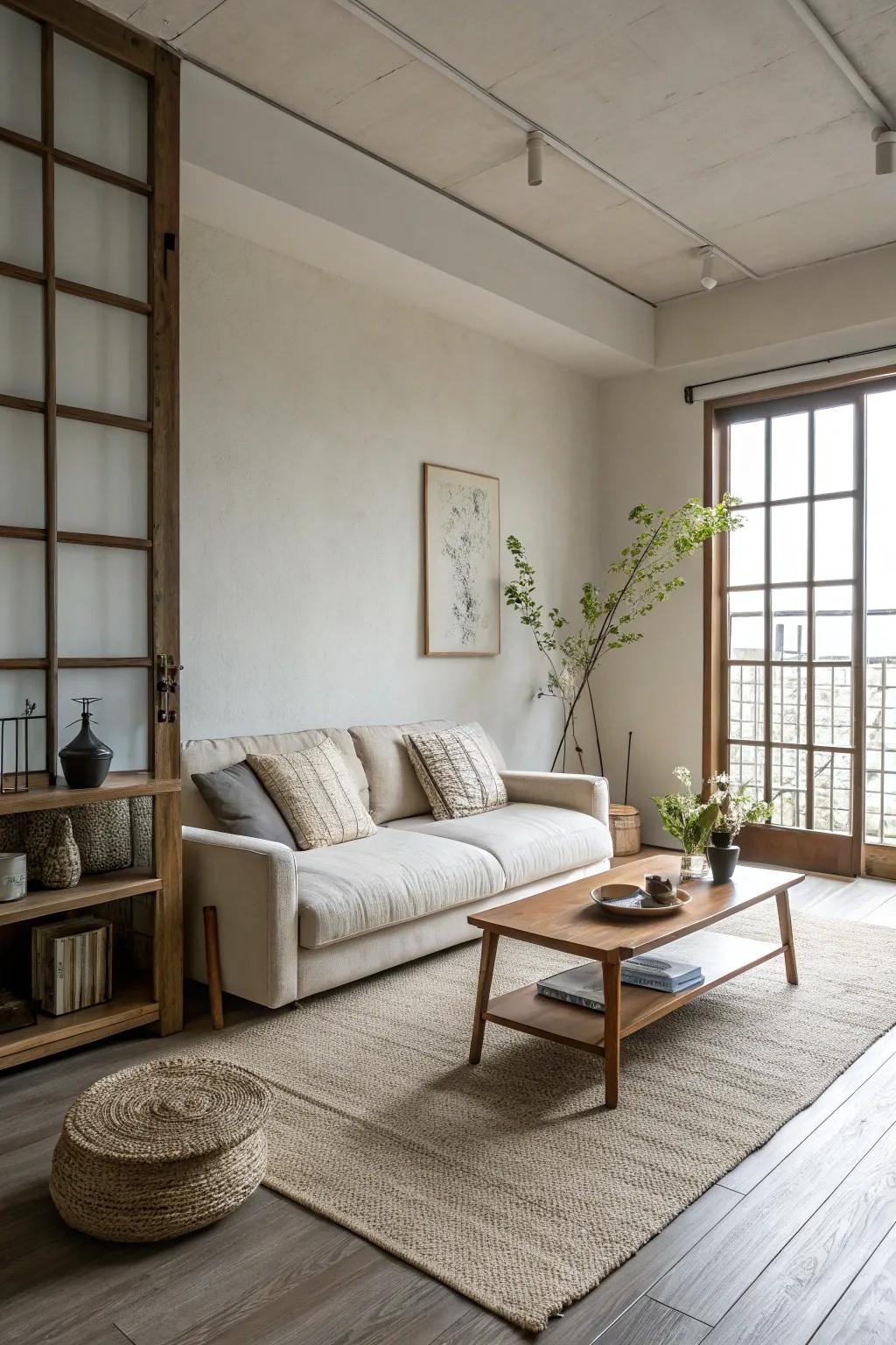 Decluttering exposes the genuine charm of a space.