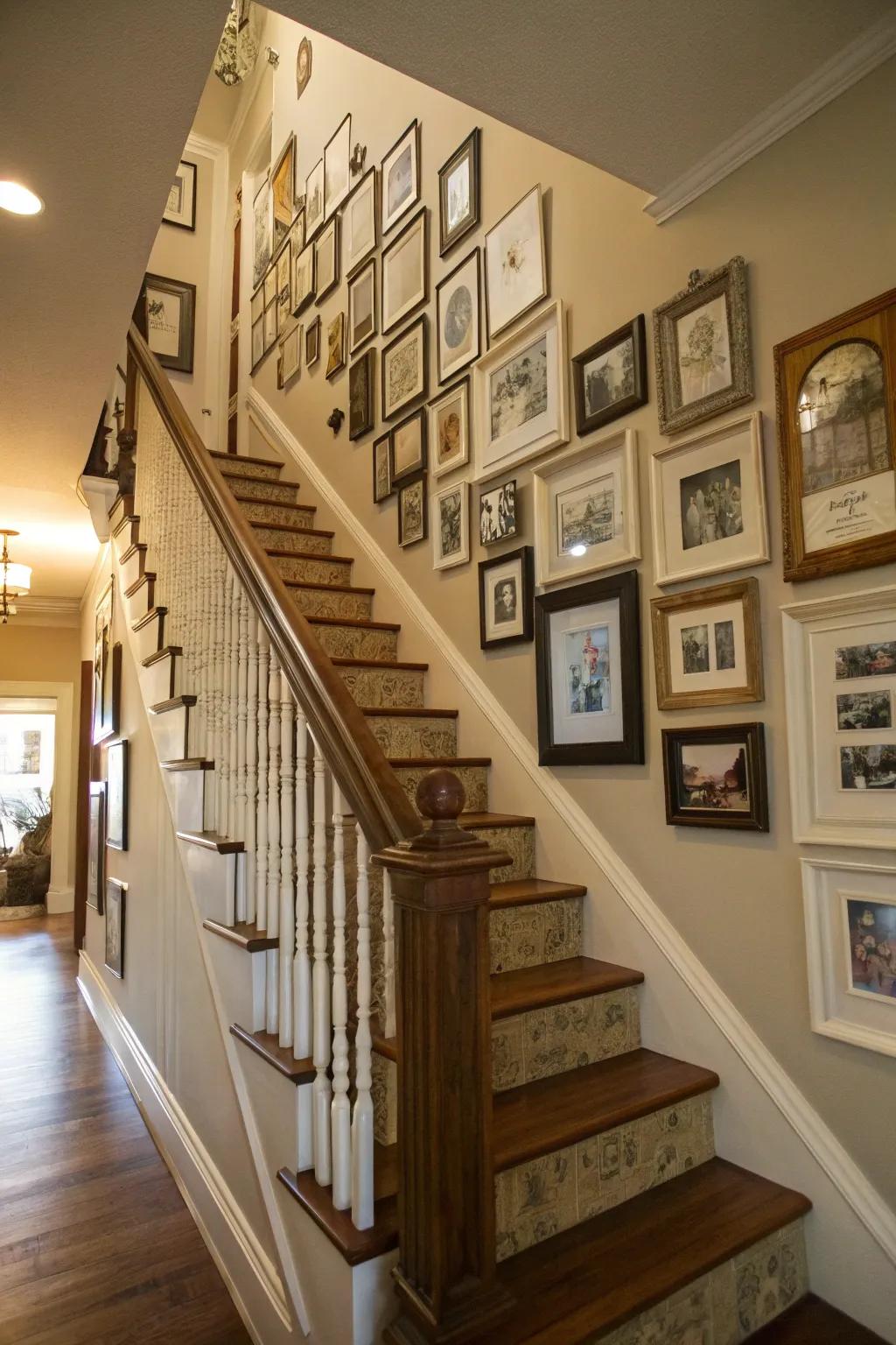 A spectrum of frame sizes and shapes generates vibrant visual appeal.