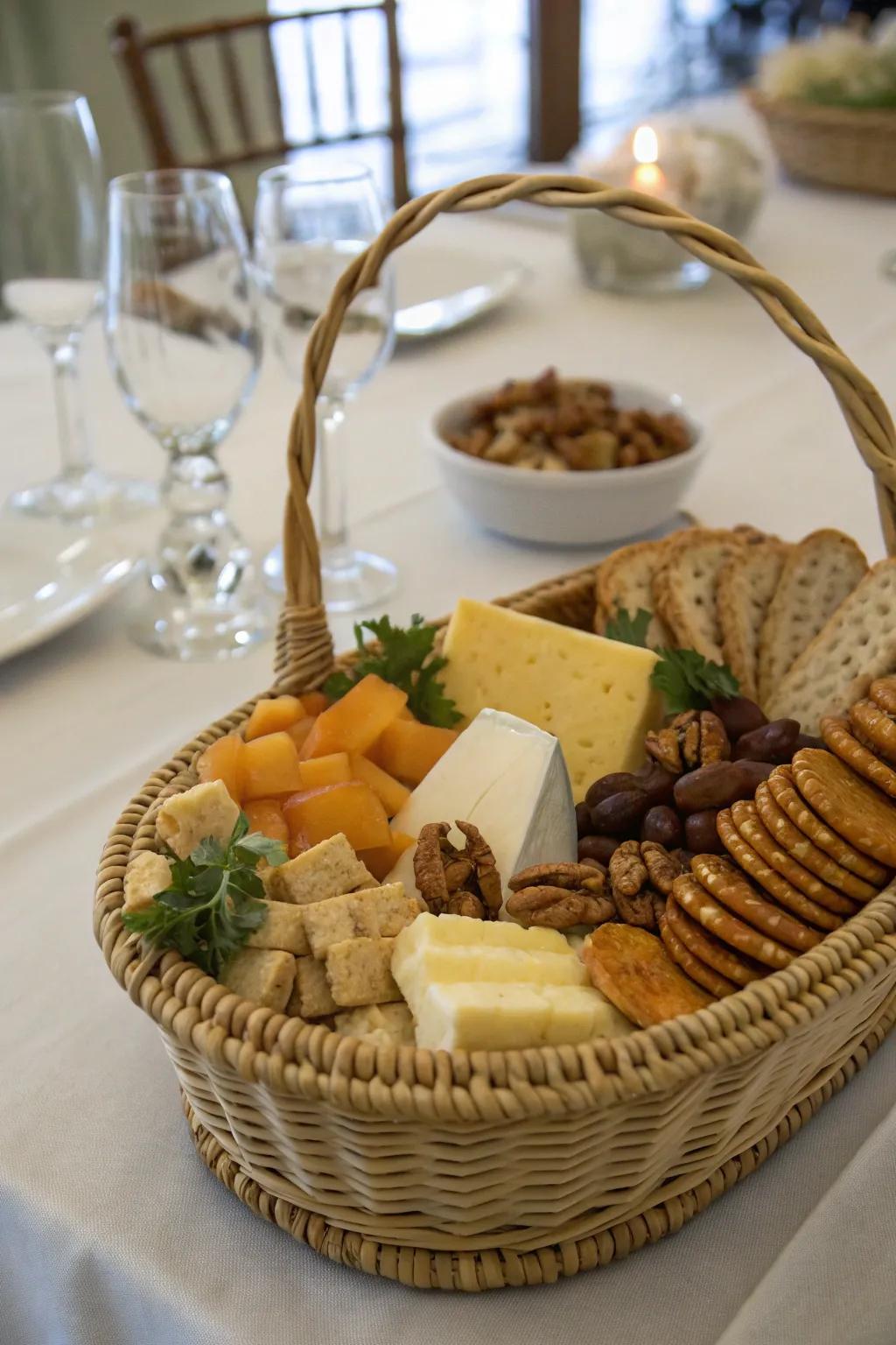 A selection of exquisite snacks ideal for any celebration.