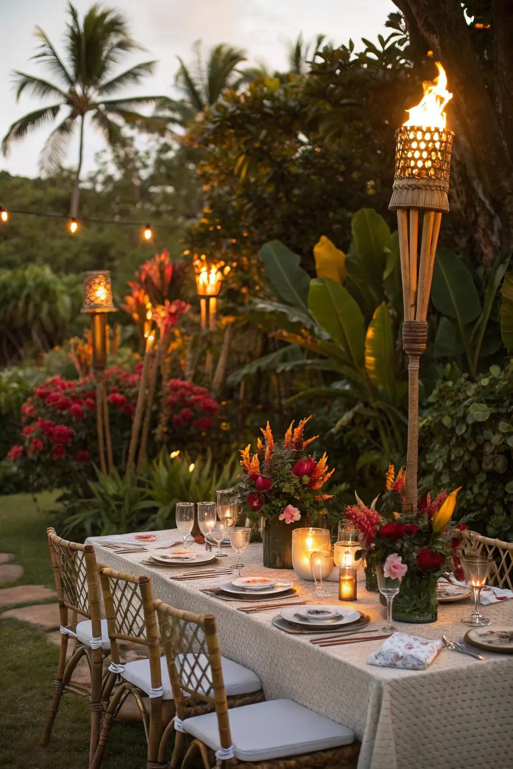 Amplify your dining encounter with exotic flair.