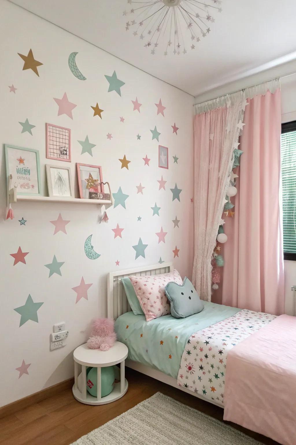 Whimsical wall decals have the power to turn any wall into a canvas of dreams.