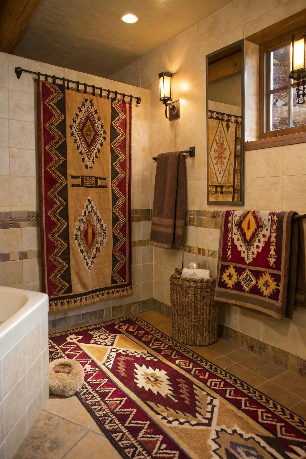 The patterns influenced by Native American traditions give cultural significance.