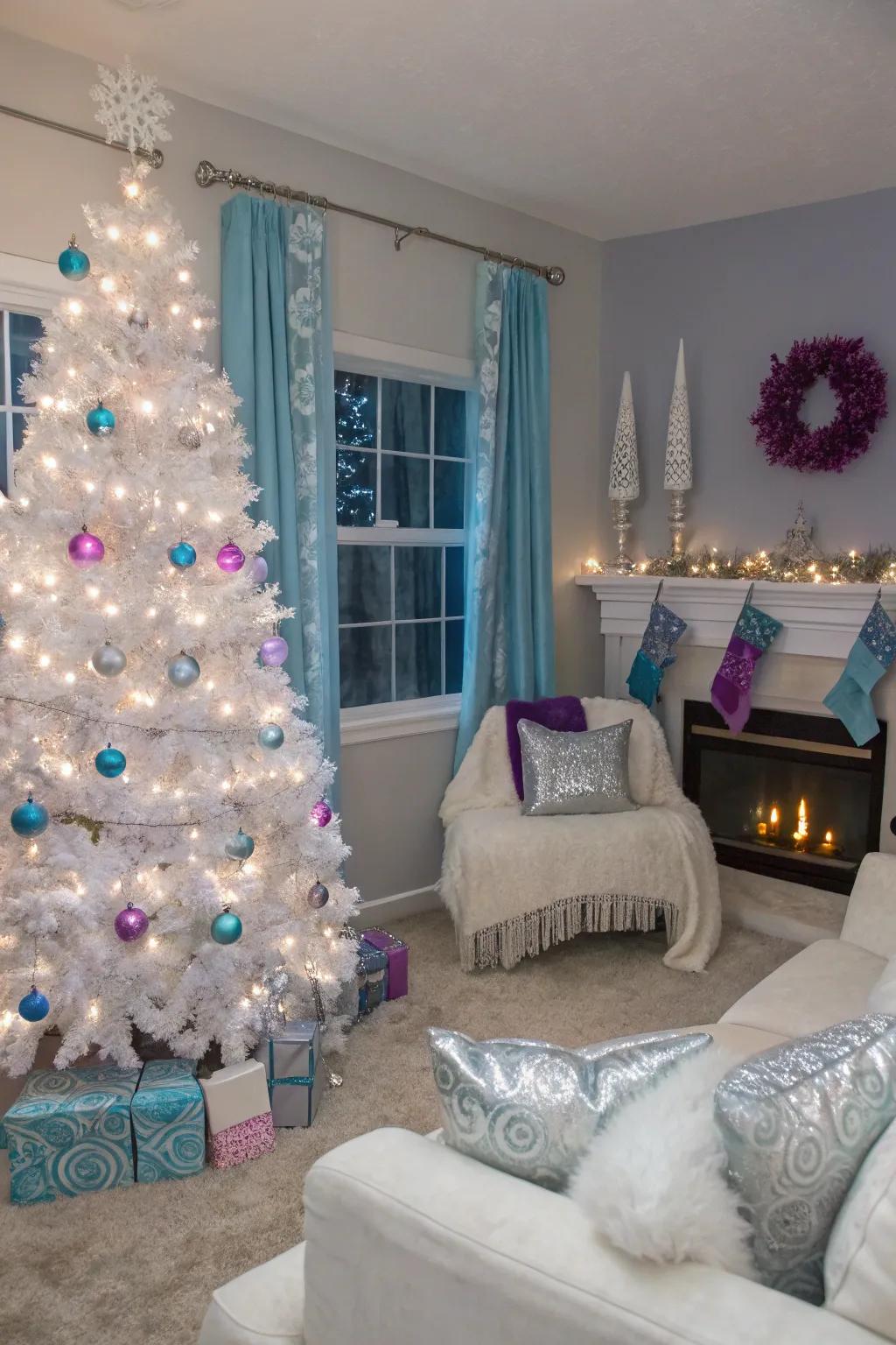 A tranquil color story that evokes the splendor of winter.