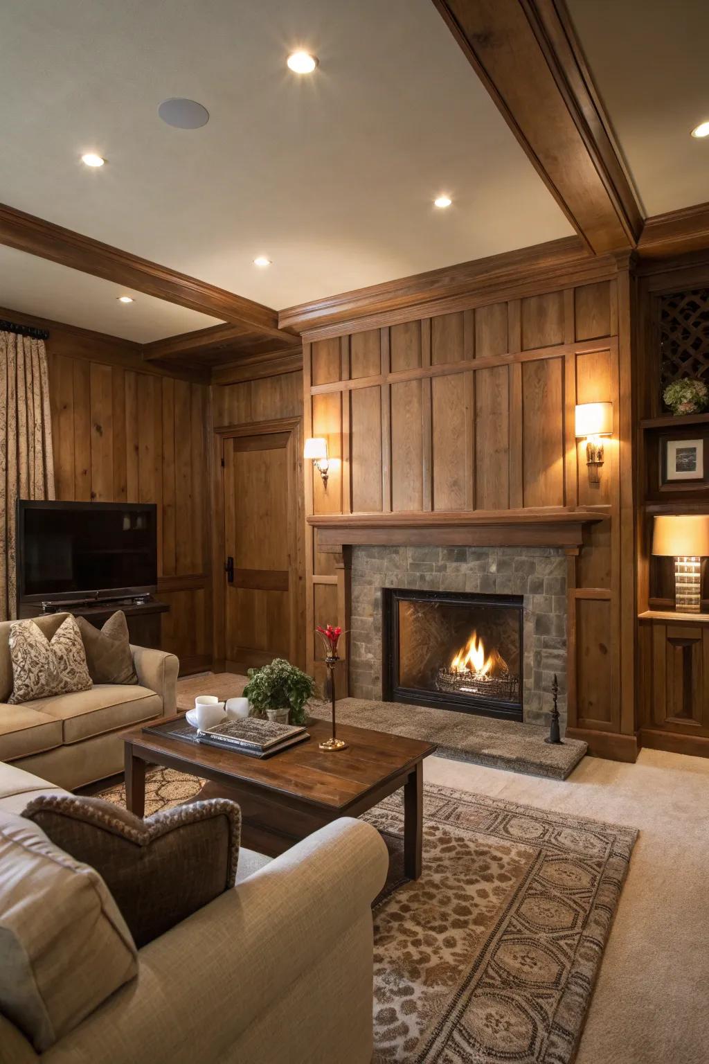Timber finishes turn your fireplace into the heart of your home.