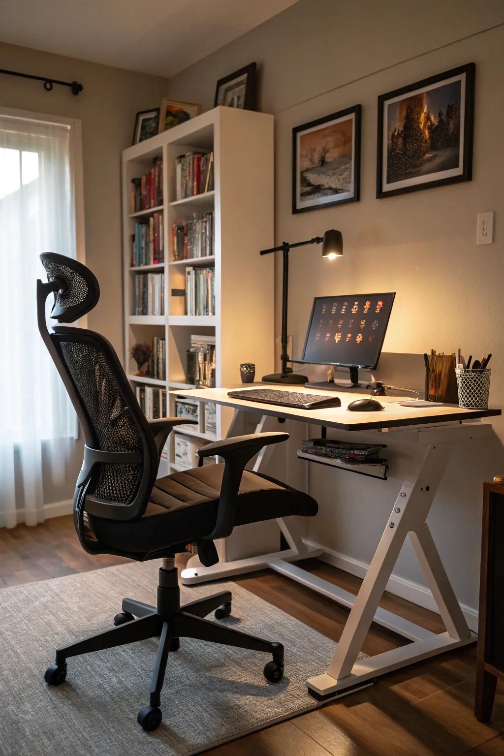 Furniture made to be comfortable and improve productivity.