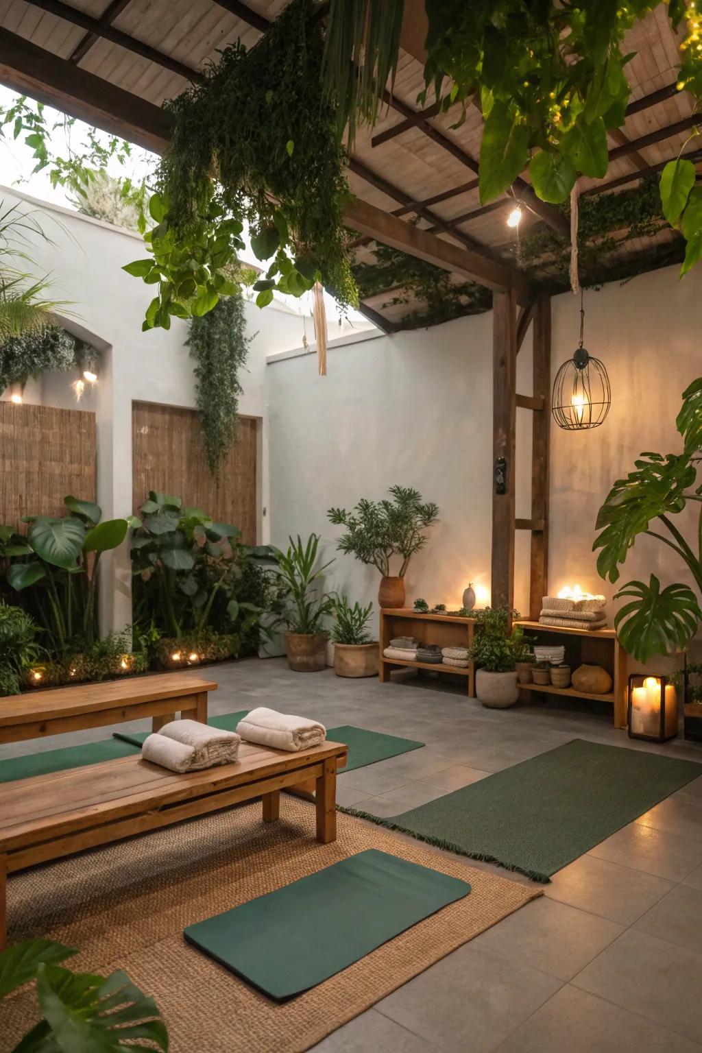 Let nature amplify your yoga moments.