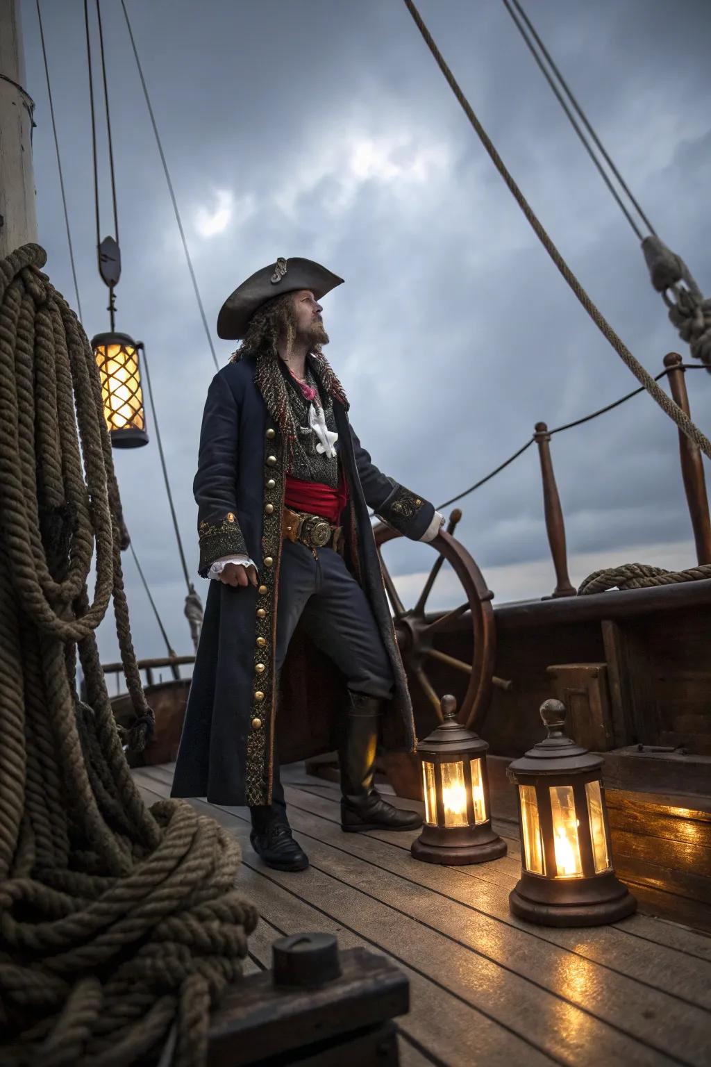 A captain sailing the seas of creativity.