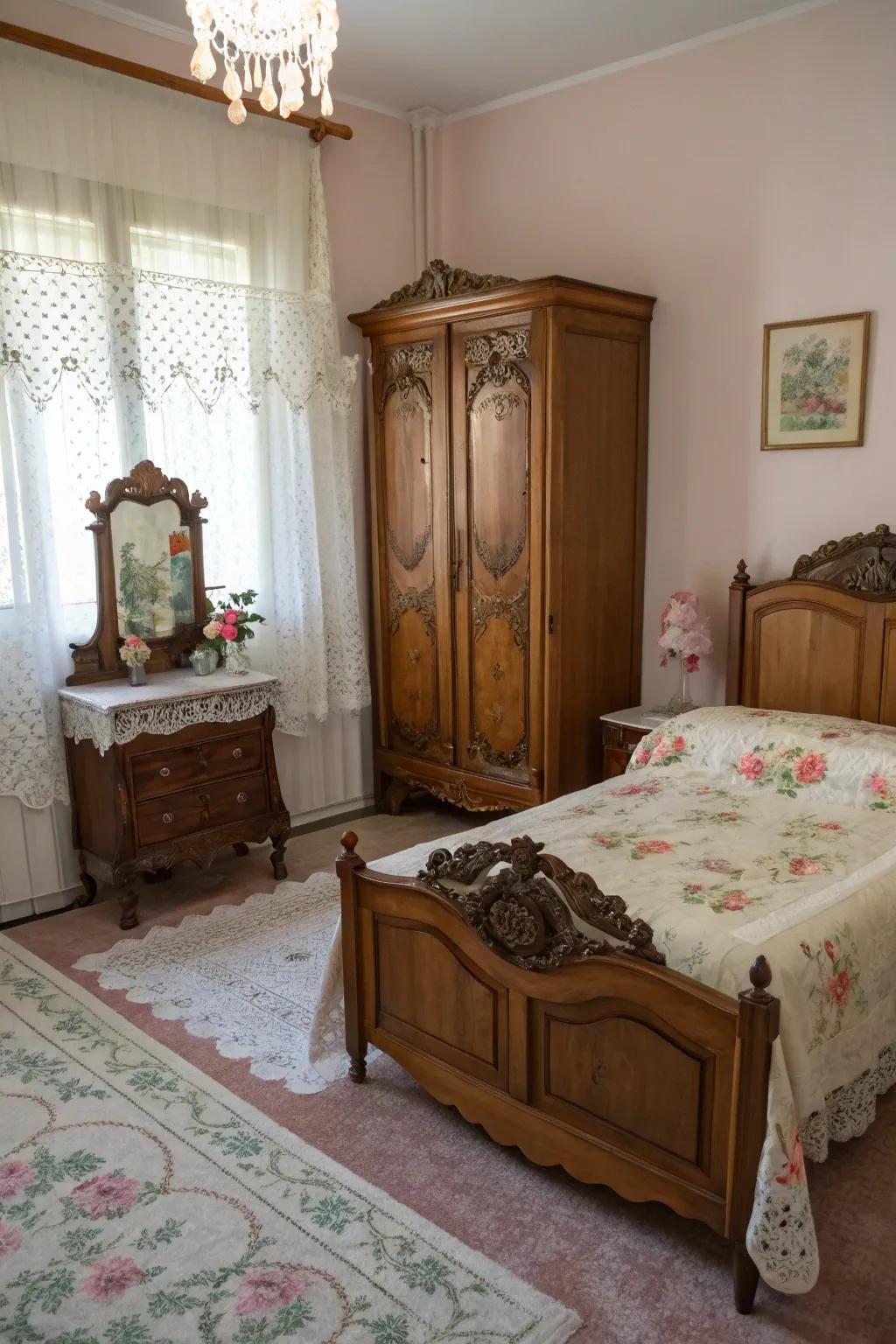 Vintage-inspired decor adds charm and nostalgia to your space.