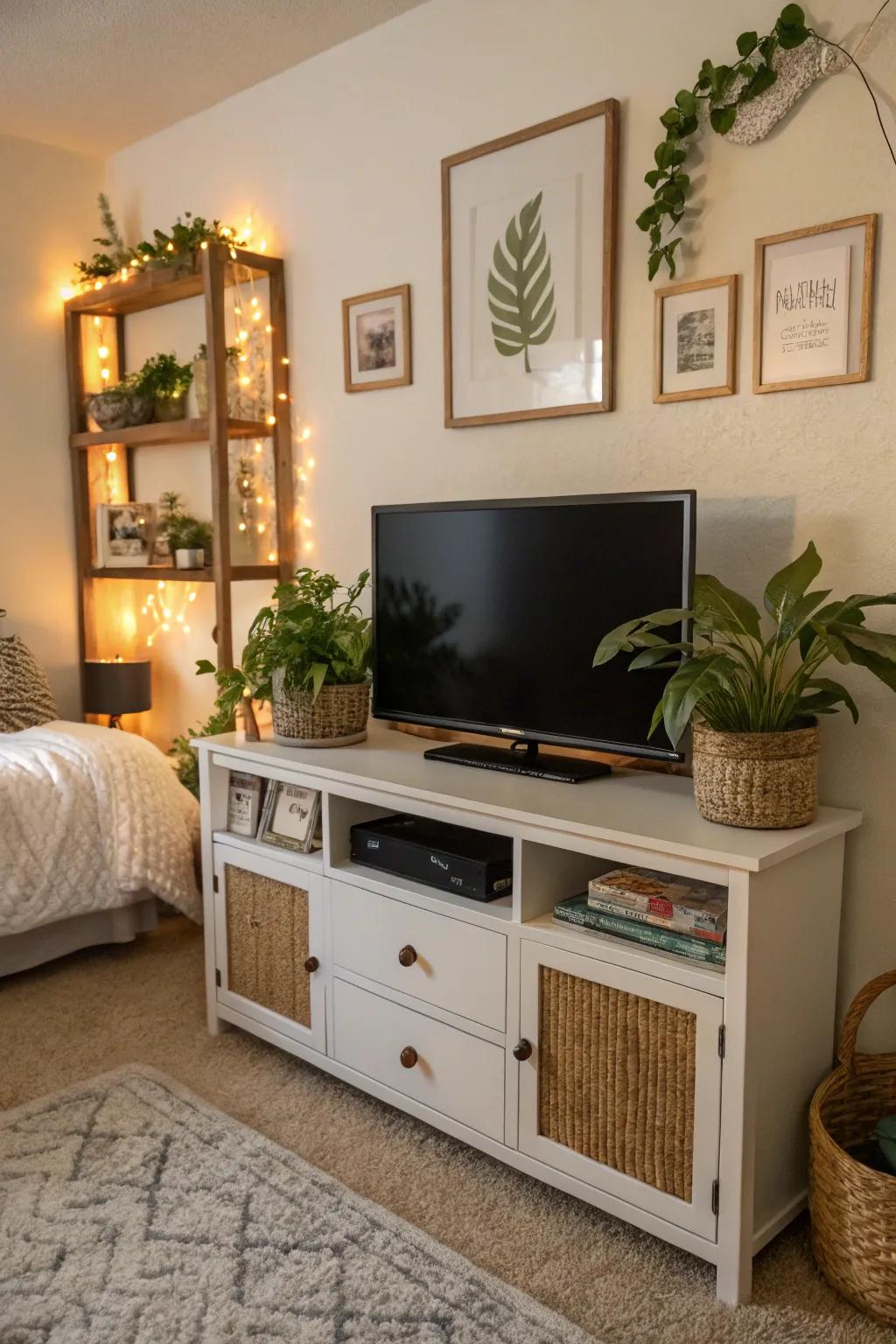 Ornamental embellishments express personal style.