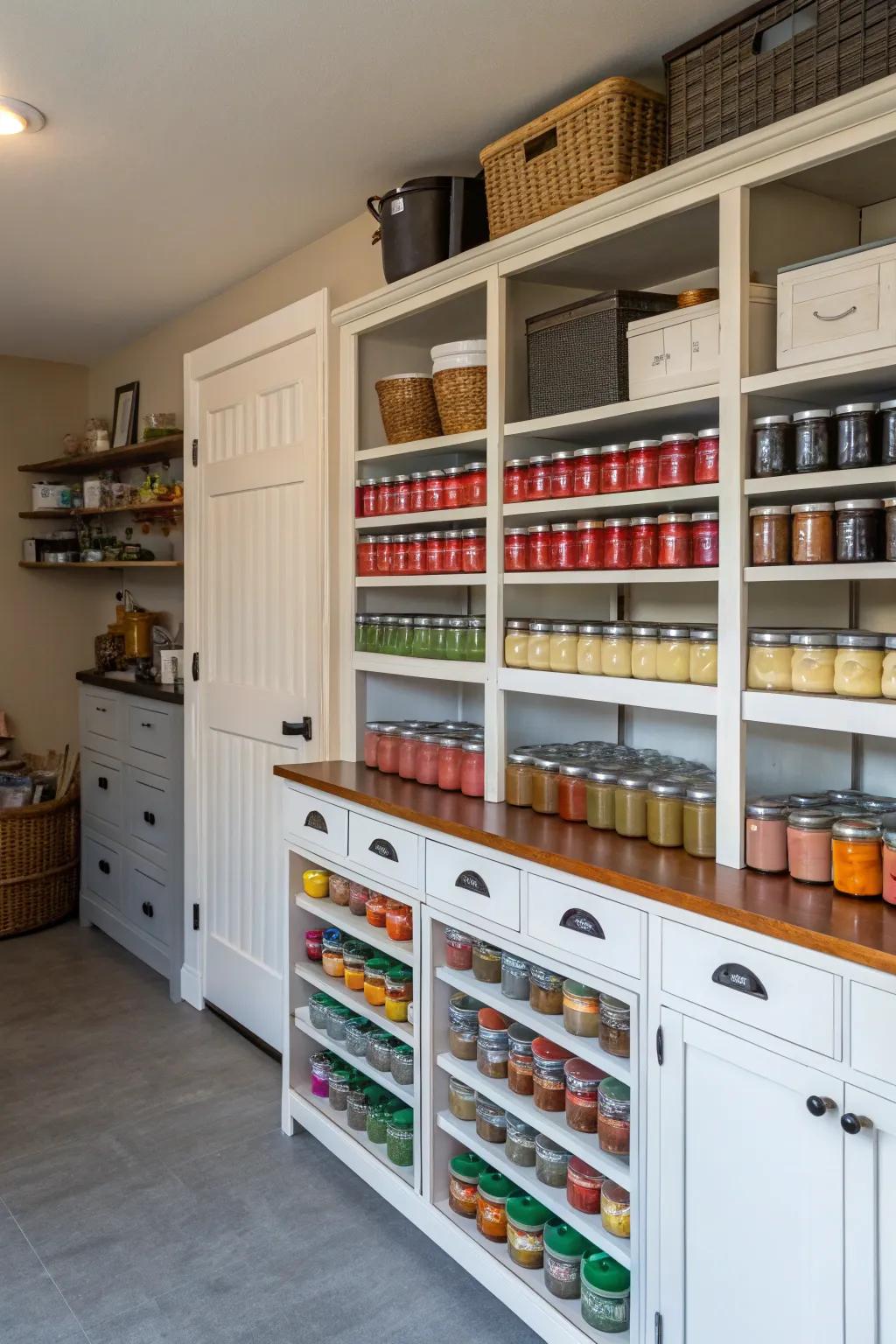 Make your storage personal with a mix of ideas.