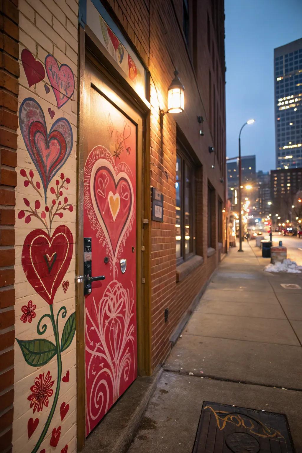 Express your inventiveness with a Valentine's Day aesthetic.