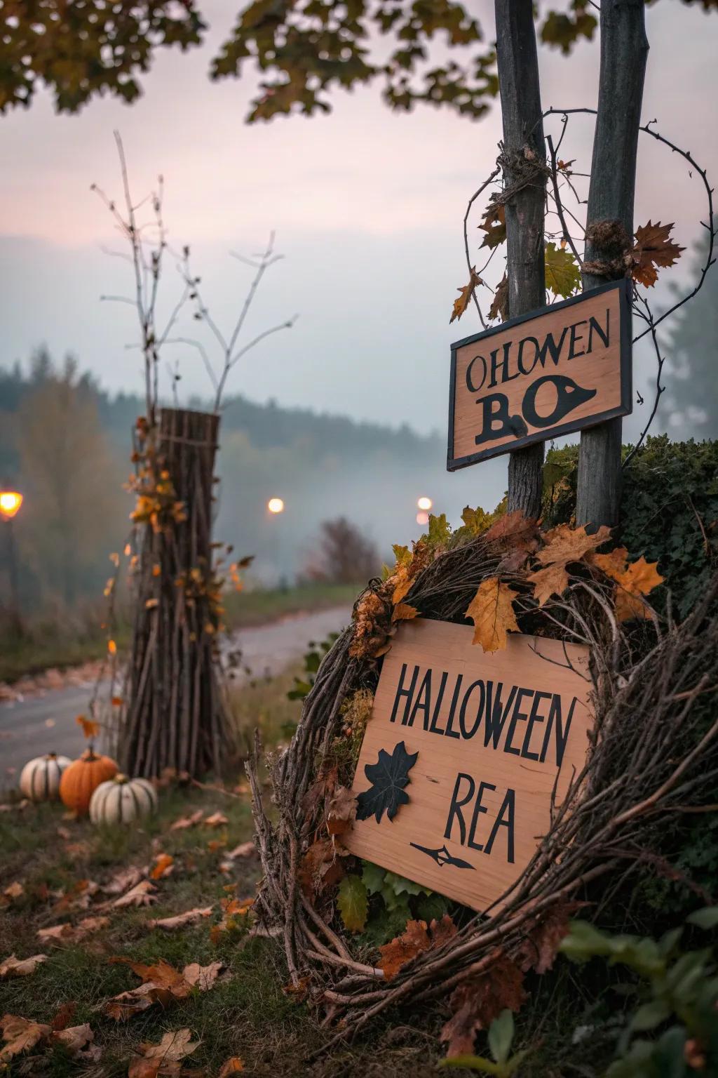 Shepherding nature into Halloween design via natural constituents.