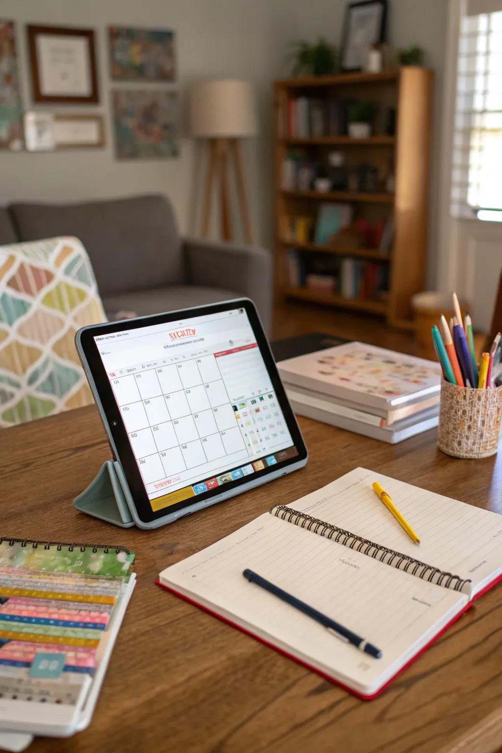 Instruments for digital planning streamline timetabling and elevate homeschooling structure.