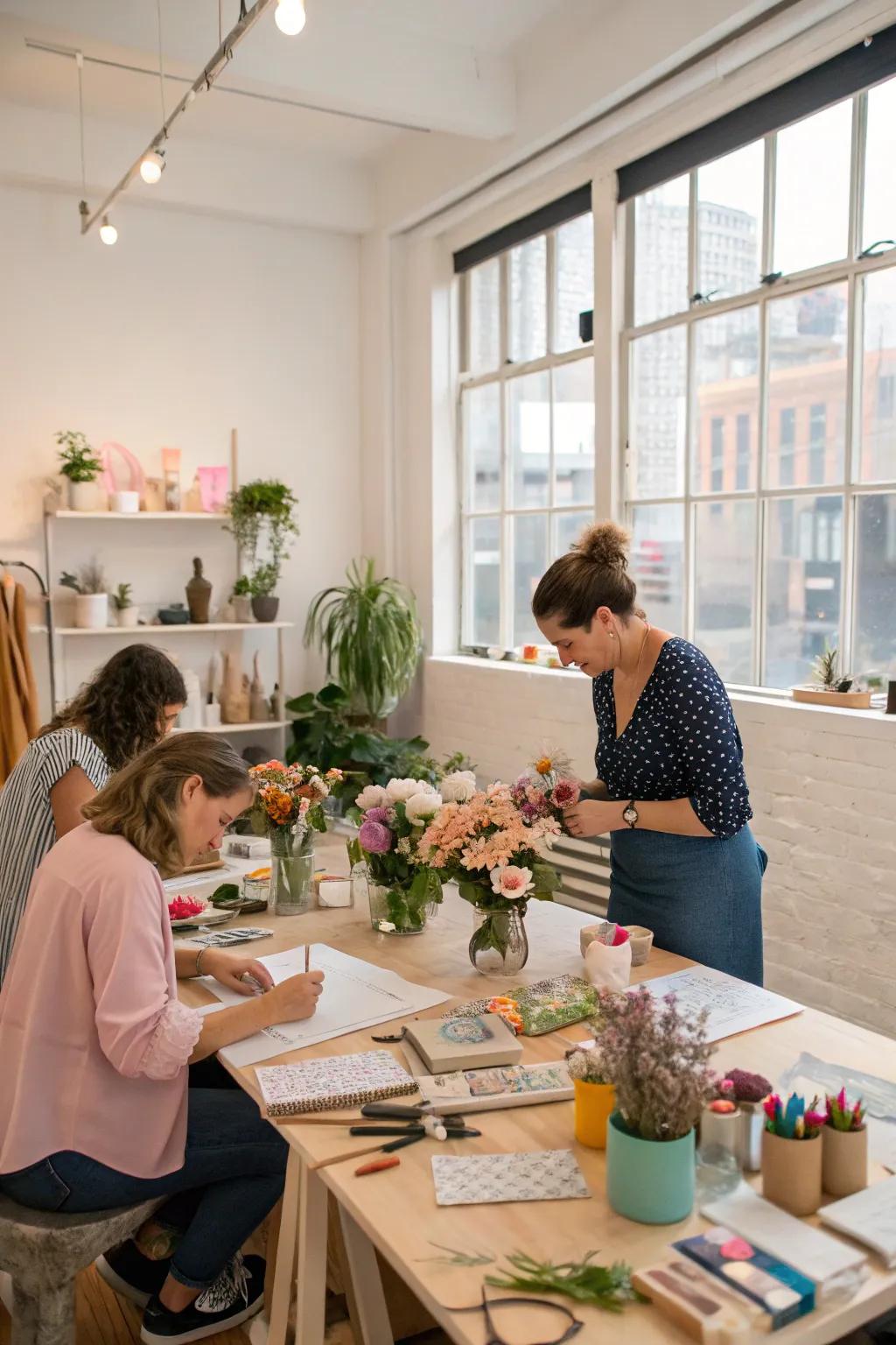 An engaging mini tutorial for creative housewarming guests