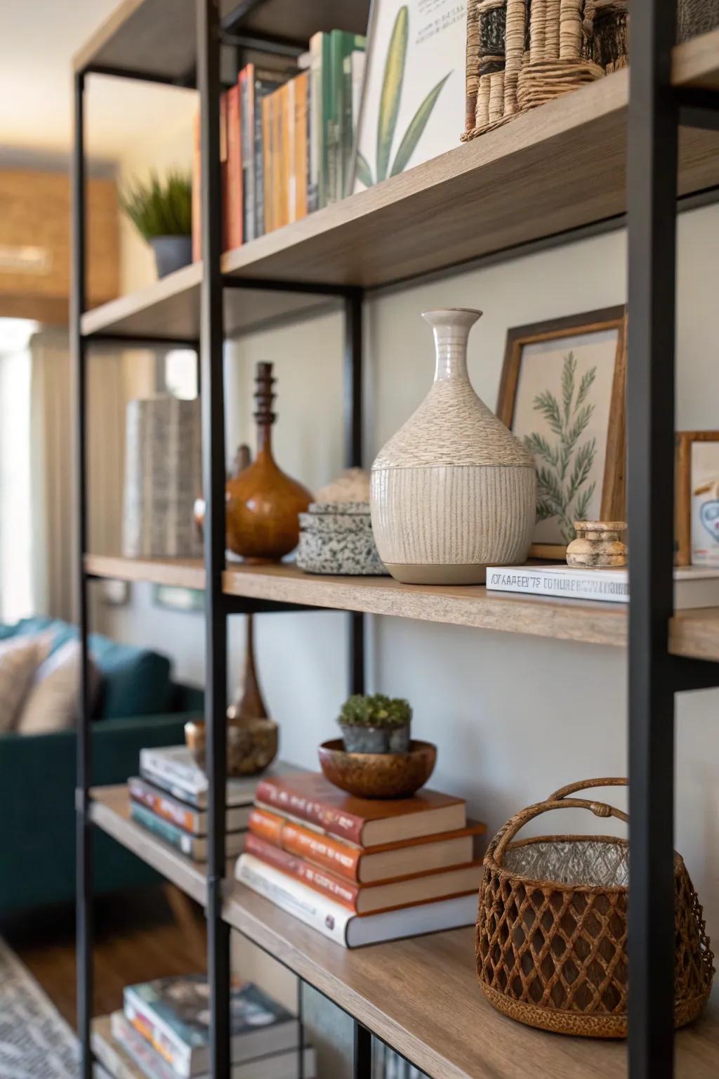 Asymmetry contributes vitality and motion.