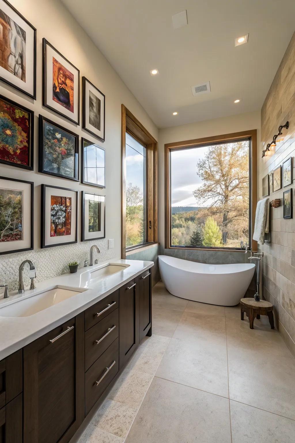 Bespoke Murals personalizes and elevates the space.