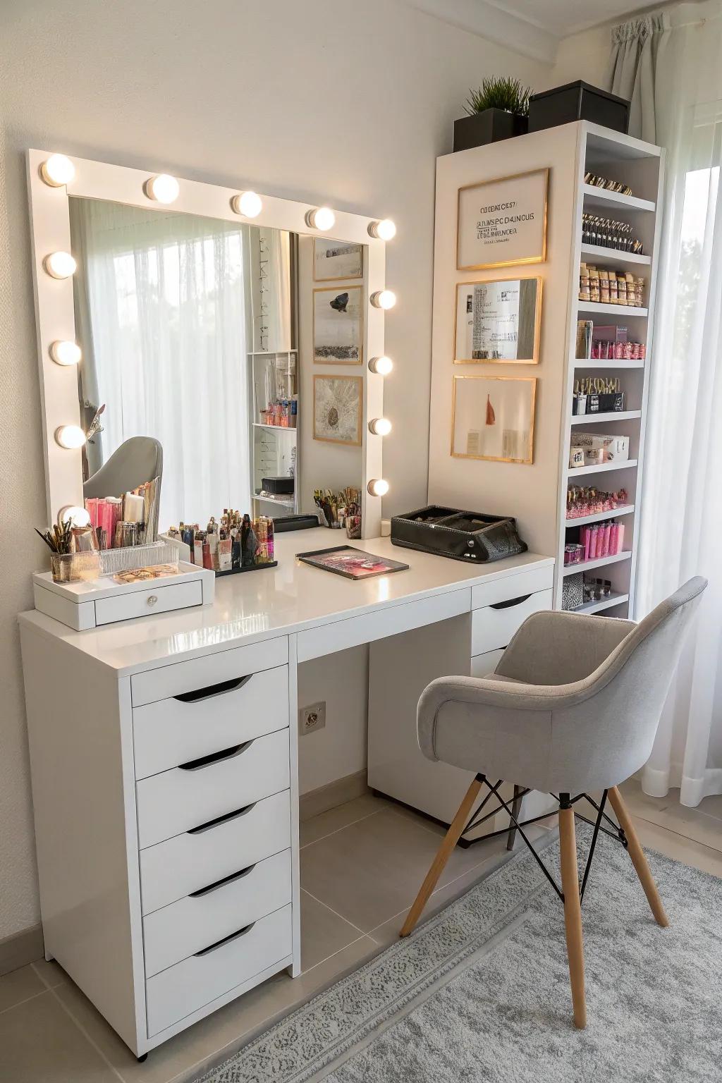 Versatile furniture maximizes functionality.