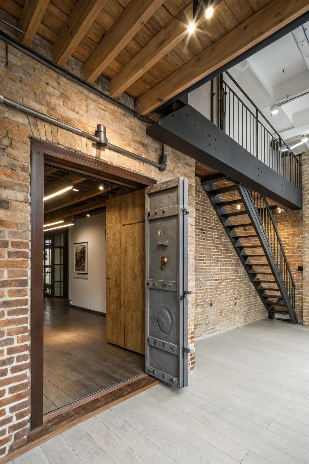 Add mystery and intrigue with a hidden entrance to your man cave loft.