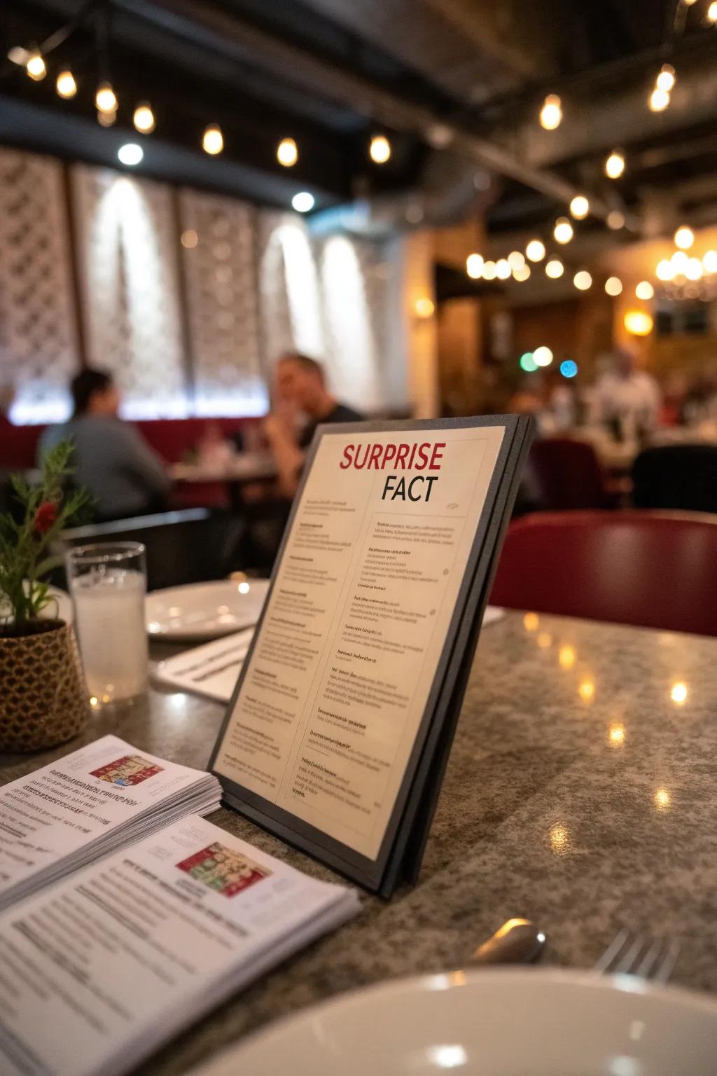 Surprise features bring unexpected joy to the dining table.