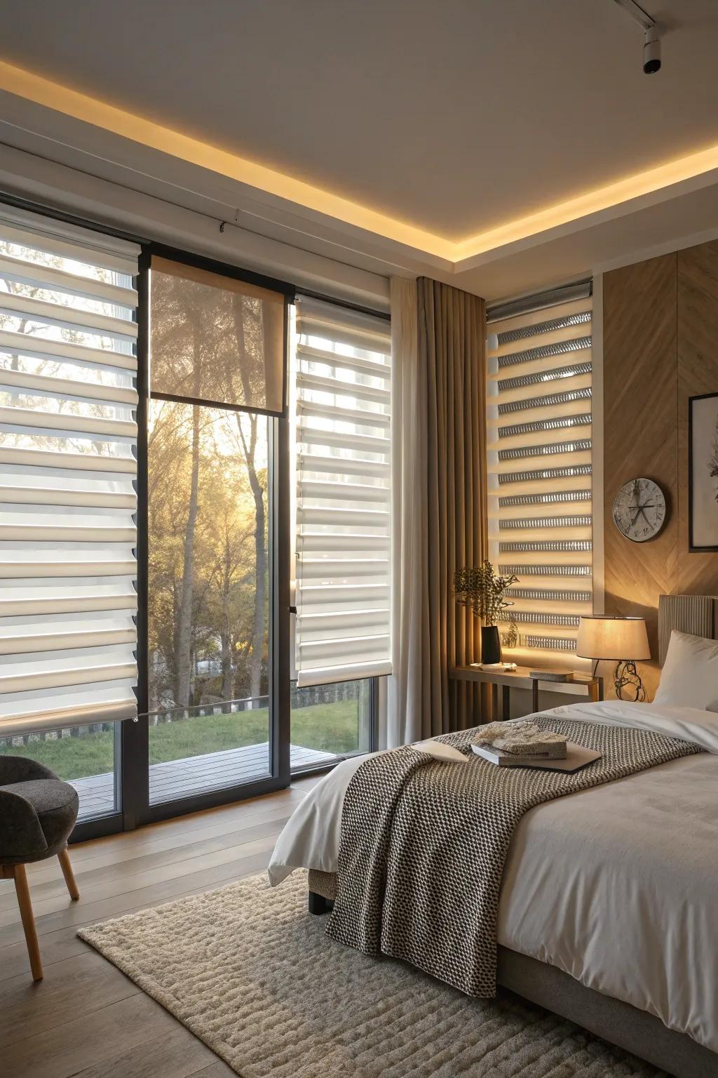 Day and night blinds for ultimate flexibility