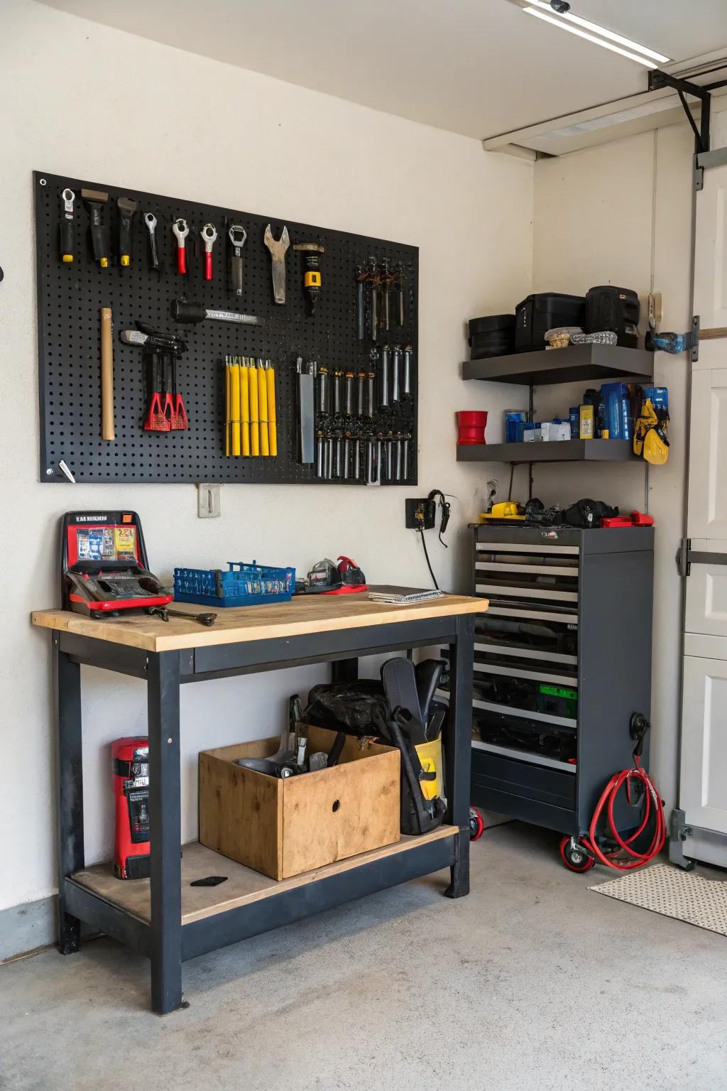 A designated project spot for all your DIY tasks.