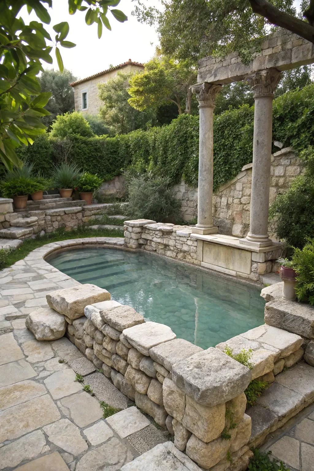 Convert your yard into a tranquil haven with classic stone craftsmanship.