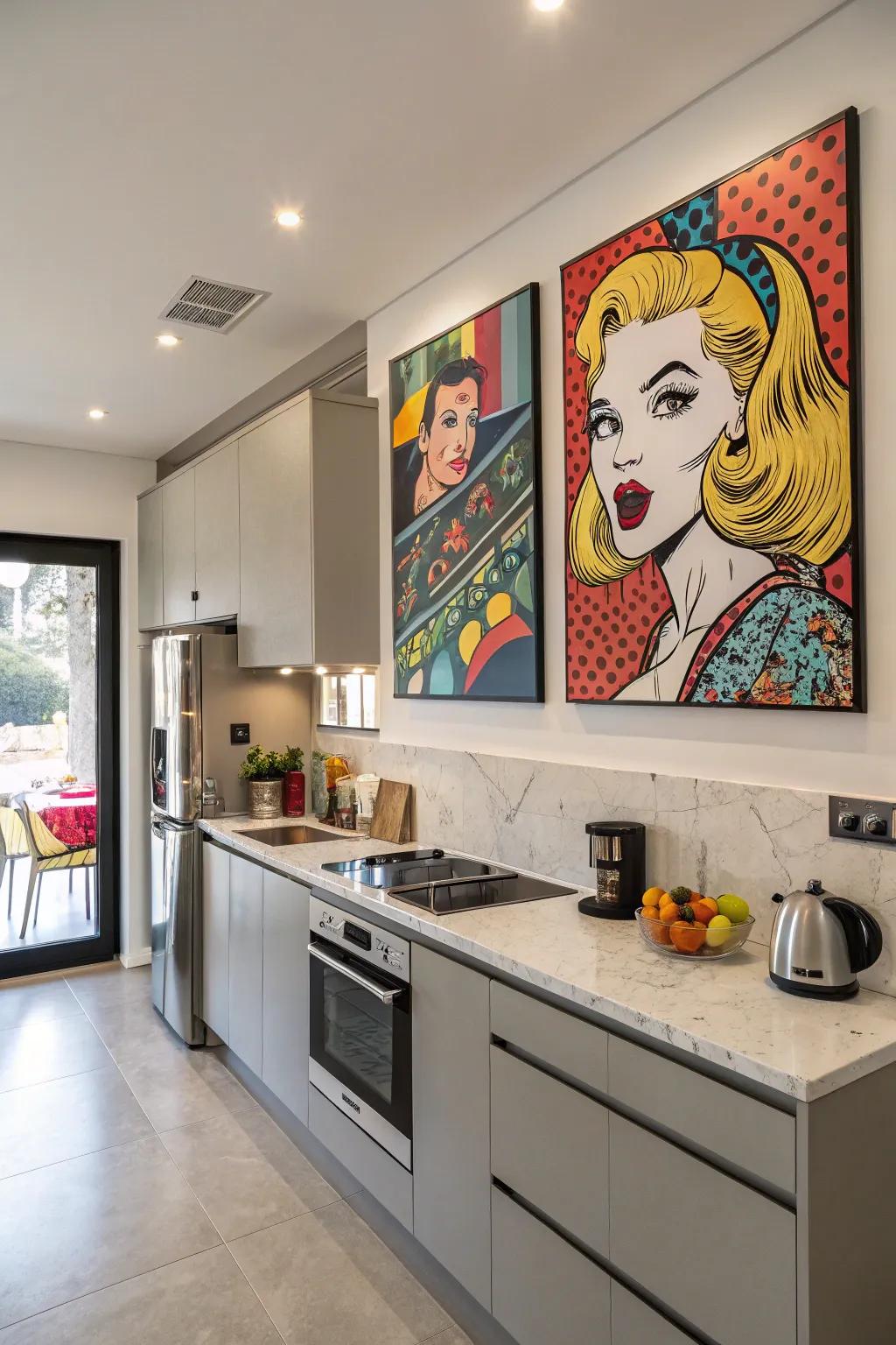 Fill up with color and delight through Pop Art.