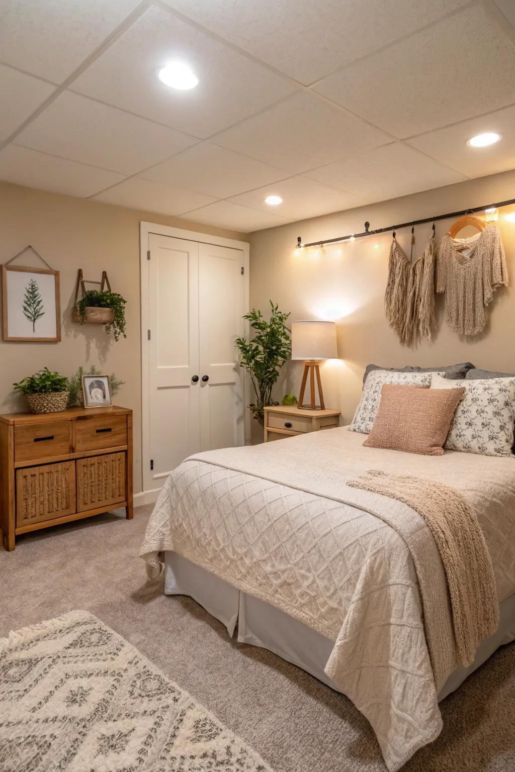 A light color scheme can make even the most confined spaces feel expansive.
