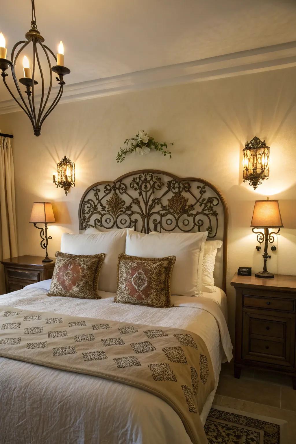 Partition fixtures emit a snug glow, ideal for bedtime stories.