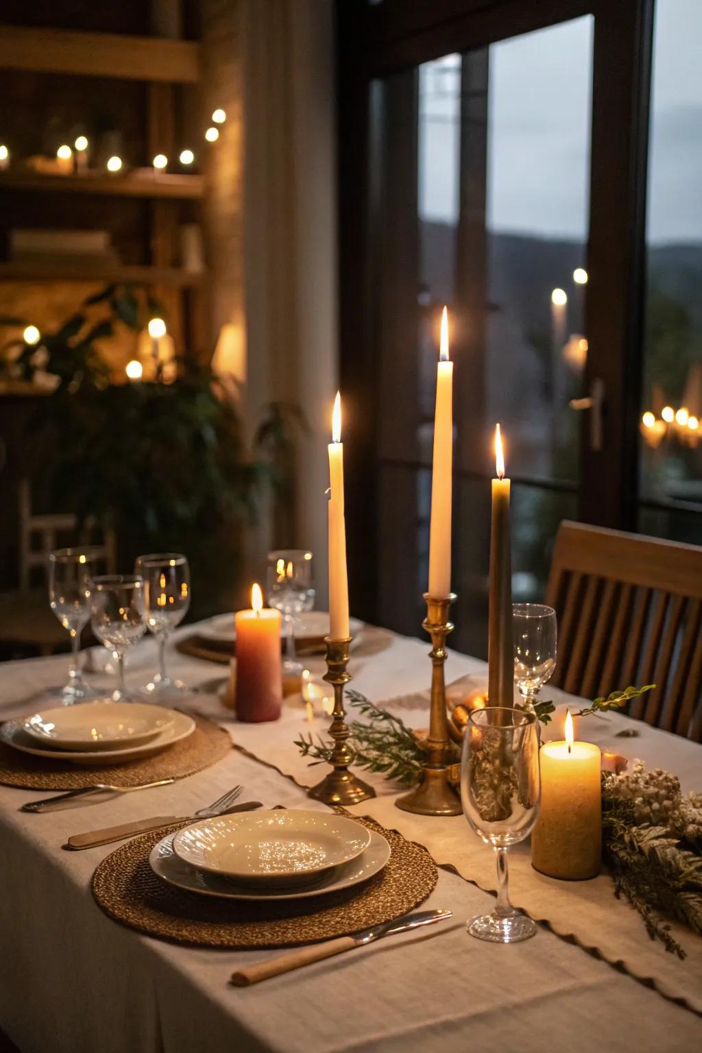 Wax lights introduce a pleasant and welcoming glow to any birthday celebration.